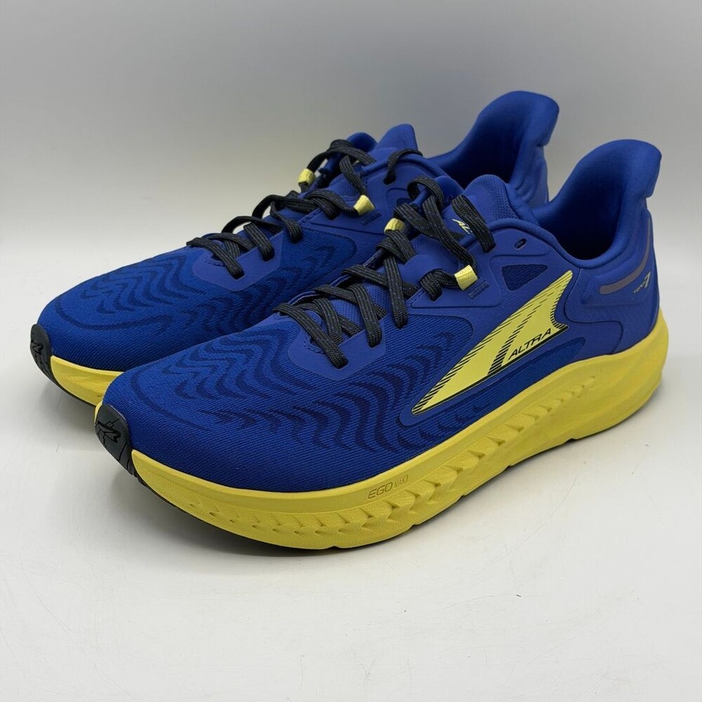 Altra Torin 7 ALOA82C4470 Men's Size 9 Blue/Yellow Road Running EGO Max Shoes
